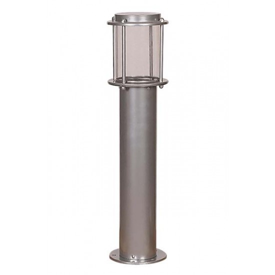 Modi Bahçe Aydınlatma BSU-68130-GR-B Gri Boyalı Dış Mekan Aydınlatma E27 Aluminyum Polikarbon Cam 17cm