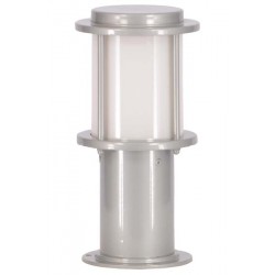 Modi Bahçe Aydınlatma BSU-68130-GR-K Beyaz Boyalı Dış Mekan Aydınlatma E27 Aluminyum Polikarbon Cam 17cm