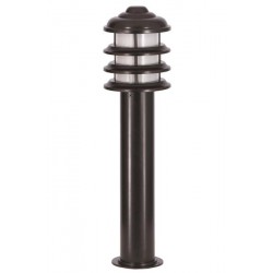Modi Bahçe Aydınlatma BSU-68131-BSY-B Siyah Boyalı Dış Mekan Aydınlatma E27 Aluminyum Polikarbon Cam 20cm