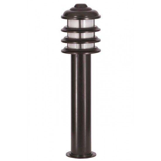 Modi Bahçe Aydınlatma BSU-68131-BSY-B Siyah Boyalı Dış Mekan Aydınlatma E27 Aluminyum Polikarbon Cam 20cm