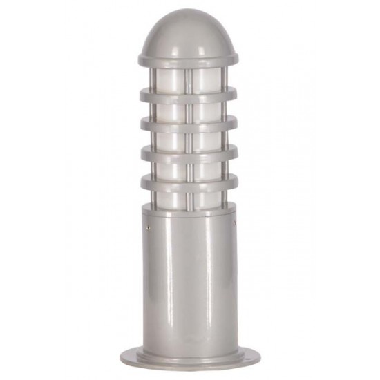 Modi Bahçe Aydınlatma BSU-68132-GR-K Beyaz Boyalı Dış Mekan Aydınlatma E27 Aluminyum Polikarbon Cam 10cm