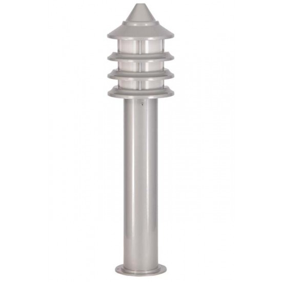 Modi Bahçe Aydınlatma BSU-68133-BBY-B Beyaz Boyalı Dış Mekan Aydınlatma E27 Aluminyum Polikarbon Cam 28cm