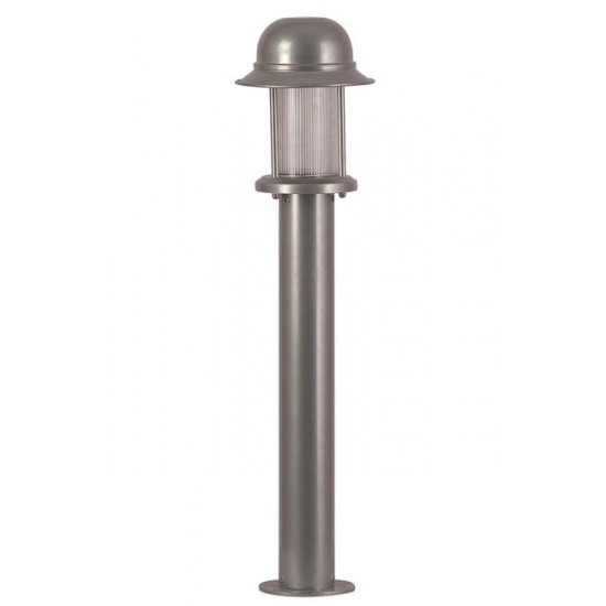 Modi Bahçe Aydınlatma BSU-68134-BSY Gri Boyalı Dış Mekan Aydınlatma E27 Aluminyum Polikarbon Cam 18cm