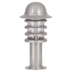 Modi Bahçe Aydınlatma BSU-68135-GR-K Beyaz Boyalı Dış Mekan Aydınlatma E27 Aluminyum Polikarbon Cam 18cm