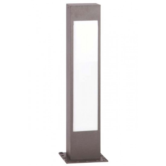 Modi Bahçe Aydınlatma BSU-68142-GR-B Gri Boyalı Dış Mekan Aydınlatma E27 Aluminyum Polikarbon/Akrilik Cam 15cm