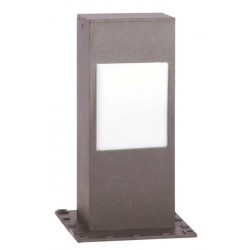 Modi Bahçe Aydınlatma BSU-68142-GR-K Gri Boyalı Dış Mekan Aydınlatma E27 Aluminyum Polikarbon/Akrilik Cam 12cm