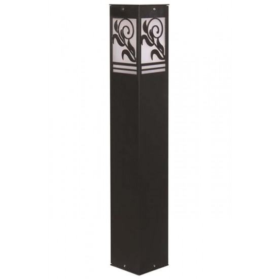 Modi Bahçe Aydınlatma BSU-68144-BSY-M1-B Siyah Boyalı Dış Mekan Aydınlatma E27 Aluminyum Akrilik Cam 12cm