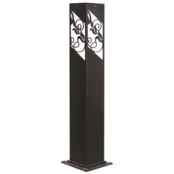 Modi Bahçe Aydınlatma BSU-68144-BSY-M5-B Siyah Boyalı Dış Mekan Aydınlatma E27 Aluminyum Akrilik Cam 12cm
