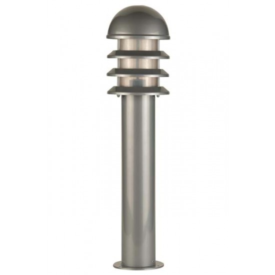 Modi Bahçe Aydınlatma BSU-68145-GR-B Gri Boyalı Dış Mekan Aydınlatma E27 Aluminyum Polikarbon Cam 18cm