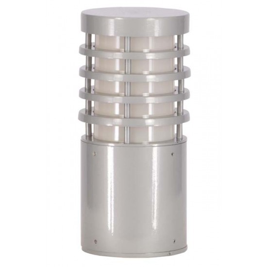 Modi Bahçe Aydınlatma BSU-68146-BBY-K Beyaz Boyalı Dış Mekan Aydınlatma E27 Aluminyum Polikarbon Cam 15cm