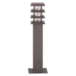 Modi Bahçe Aydınlatma BSU-68149-GR-B Gri Boyalı Dış Mekan Aydınlatma E27 Aluminyum Polikarbon/Akrilik Cam 20cm