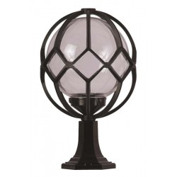 Modi Bahçe Aydınlatma BSU-68155-BSY-M1-K Siyah Boyalı Dış Mekan Aydınlatma E27 ABS Akrilik/Polietilen Cam 35cm