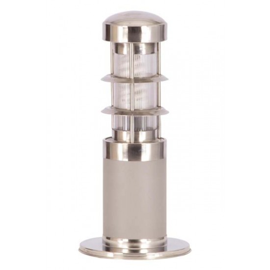 Modi Bahçe Aydınlatma BSU-68156-BBY-K Gri Boyalı Dış Mekan Aydınlatma E27 Aluminyum Polikarbon Cam 20cm