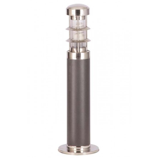 Modi Bahçe Aydınlatma BSU-68156-GR-B Gri Boyalı Dış Mekan Aydınlatma E27 Aluminyum Polikarbon Cam 20cm