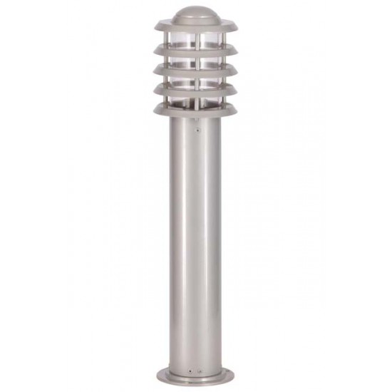 Modi Bahçe Aydınlatma BSU-68158-BBY-B Gri Boyalı Dış Mekan Aydınlatma E27 Aluminyum Polikarbon/Akrilik Cam 18cm