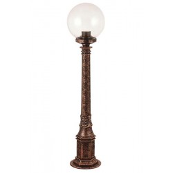 Modi Bahçe Aydınlatma BSU-68160-BKR-M1-B Kahverengi Boyalı Dış Mekan Aydınlatma E27 ABS Akrilik Cam 20cm