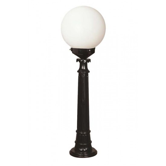 Modi Bahçe Aydınlatma BSU-68160-BSY-M3-BOP Siyah Boyalı Dış Mekan Aydınlatma E27 ABS Polietilen Cam 25cm