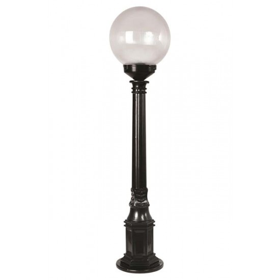 Modi Bahçe Aydınlatma BSU-68160-BSY-M4-B Siyah Boyalı Dış Mekan Aydınlatma E27 ABS Akrilik Cam 25cm