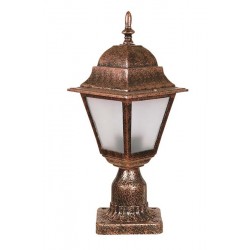 Modi Bahçe Aydınlatma BSU-68179-BKR-K Kahverengi Boyalı Dış Mekan Aydınlatma E27 ABS Polikarbon Cam 18cm