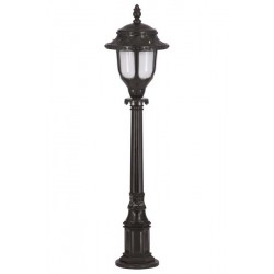 Modi Bahçe Aydınlatma BSU-68180-BSY-B Siyah Boyalı Dış Mekan Aydınlatma E27 ABS Polikarbon Cam 25cm