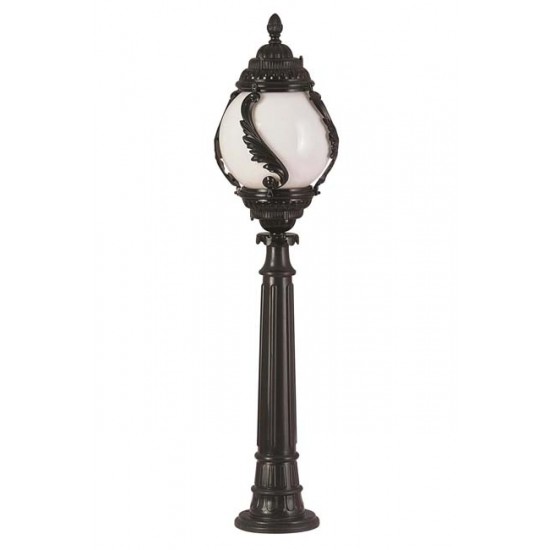Modi Bahçe Aydınlatma BSU-68182-BSY-M2-B Siyah Boyalı Dış Mekan Aydınlatma E27 ABS Akrilik Cam 30cm