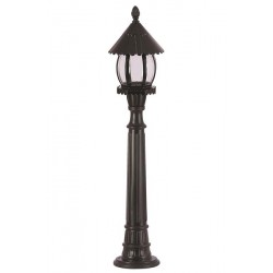 Modi Bahçe Aydınlatma BSU-68184-BSY-M2-B Siyah Boyalı Dış Mekan Aydınlatma E27 ABS Akrilik Cam 20cm