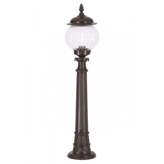 Modi Bahçe Aydınlatma BSU-68187-BSY-M2-B Siyah Boyalı Dış Mekan Aydınlatma E27 ABS Akrilik Cam 23cm