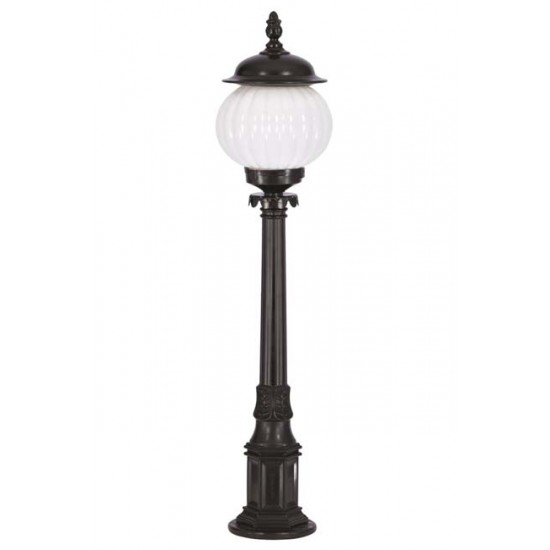 Modi Bahçe Aydınlatma BSU-68187-BSY-M3-BOP Siyah Boyalı Dış Mekan Aydınlatma E27 ABS Akrilik Cam 23cm