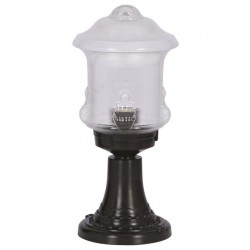 Modi Bahçe Aydınlatma BSU-68189-BSY-M4-K Siyah Boyalı Dış Mekan Aydınlatma E27 ABS Akrilik Cam 20cm