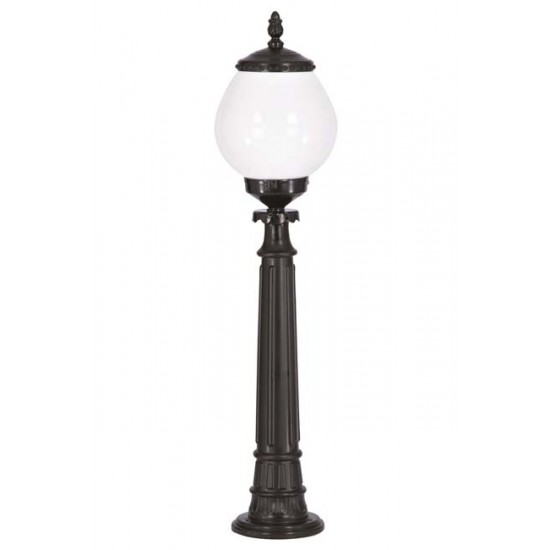Modi Bahçe Aydınlatma BSU-68194-BSY-BOP Siyah Boyalı Dış Mekan Aydınlatma E27 ABS Akrilik Cam 25cm