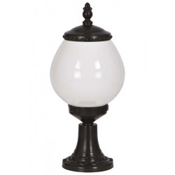 Modi Bahçe Aydınlatma BSU-68194-BSY-KOP Siyah Boyalı Dış Mekan Aydınlatma E27 ABS Akrilik Cam 25cm
