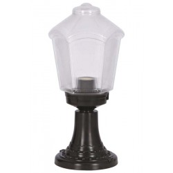 Modi Bahçe Aydınlatma BSU-68197-1BSY-K Siyah Boyalı Dış Mekan Aydınlatma E27 ABS Akrilik Cam 20cm