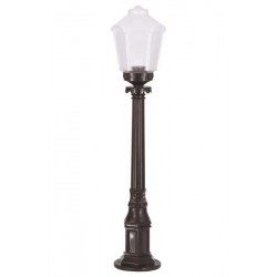 Modi Bahçe Aydınlatma BSU-68197-1BSY-M1-B Siyah Boyalı Dış Mekan Aydınlatma E27 ABS Akrilik Cam 20cm