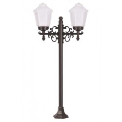 Modi Bahçe Aydınlatma BSU-68197-2BSY-OP Siyah Boyalı Dış Mekan Aydınlatma E27 Metal ABS Akrilik Cam 60x20cm