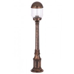 Modi Bahçe Aydınlatma BSU-68198-1BKR-B Kahverengi Boyalı Dış Mekan Aydınlatma E27 ABS Akrilik Cam 17cm
