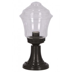 Modi Bahçe Aydınlatma BSU-68201-BSY-M2-K Siyah Boyalı Dış Mekan Aydınlatma E27 ABS Akrilik Cam 22cm