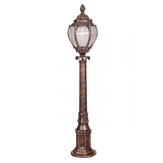 Modi Bahçe Aydınlatma BSU-68202-BKR-B Kahverengi Boyalı Dış Mekan Aydınlatma E27 ABS Akrilik Cam 20cm
