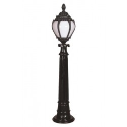 Modi Bahçe Aydınlatma BSU-68202-BSY-BOP Siyah Boyalı Dış Mekan Aydınlatma E27 ABS Akrilik Cam 20cm