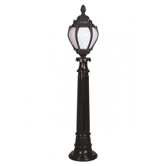 Modi Bahçe Aydınlatma BSU-68202-BSY-BOP Siyah Boyalı Dış Mekan Aydınlatma E27 ABS Akrilik Cam 20cm