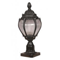 Modi Bahçe Aydınlatma BSU-68202-BSY-K Siyah Boyalı Dış Mekan Aydınlatma E27 ABS Akrilik Cam 20cm