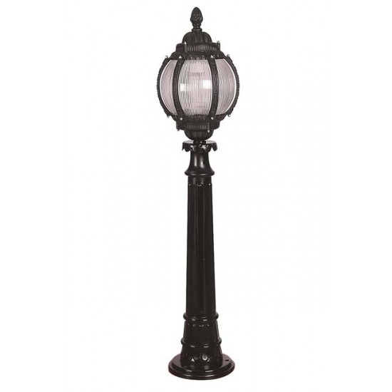 Modi Bahçe Aydınlatma BSU-68203-BSY-B Siyah Boyalı Dış Mekan Aydınlatma E27 ABS Akrilik Cam 26cm