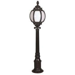 Modi Bahçe Aydınlatma BSU-68203-BSY-BOP Siyah Boyalı Dış Mekan Aydınlatma E27 ABS Akrilik Cam 26cm