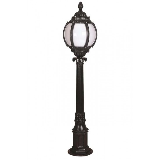 Modi Bahçe Aydınlatma BSU-68203-BSY-BOP Siyah Boyalı Dış Mekan Aydınlatma E27 ABS Akrilik Cam 26cm