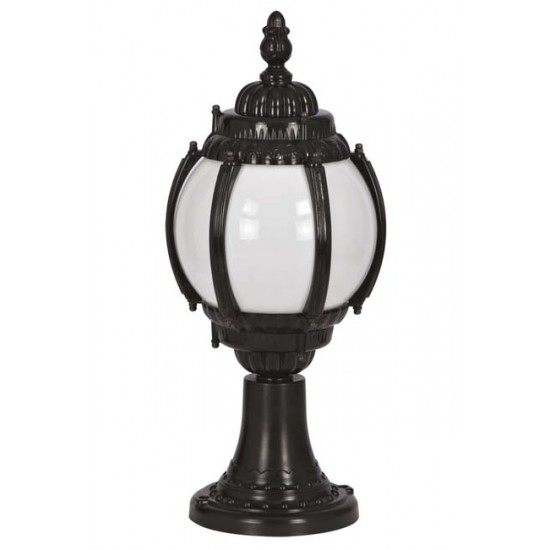 Modi Bahçe Aydınlatma BSU-68203-BSY-KOP Siyah Boyalı Dış Mekan Aydınlatma E27 ABS Akrilik Cam 26cm