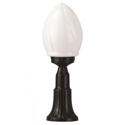 Modi Bahçe Aydınlatma BSU-68204-BSY-M1-K Siyah Boyalı Dış Mekan Aydınlatma E27 ABS Akrilik Cam 20cm