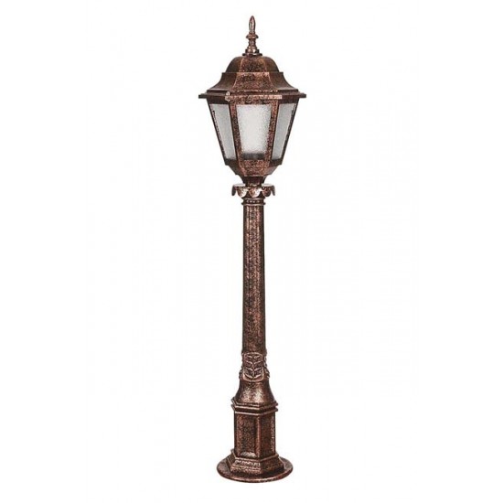 Modi Bahçe Aydınlatma BSU-68206-BKR Kahverengi Boyalı Dış Mekan Aydınlatma E27 ABS Akrilik Cam 23cm