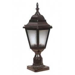 Modi Bahçe Aydınlatma BSU-68206-BSY-K Siyah Boyalı Dış Mekan Aydınlatma E27 ABS Polikarbon Cam 23cm