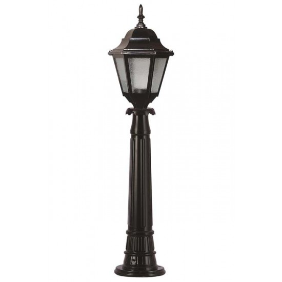 Modi Bahçe Aydınlatma BSU-68206-BSY-M3-B Siyah Boyalı Dış Mekan Aydınlatma E27 ABS Akrilik Cam 23cm
