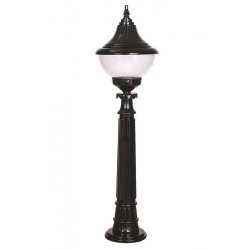 Modi Bahçe Aydınlatma BSU-68207-BSY-M1-B Siyah Boyalı Dış Mekan Aydınlatma E27 ABS Polikarbon Cam 27cm
