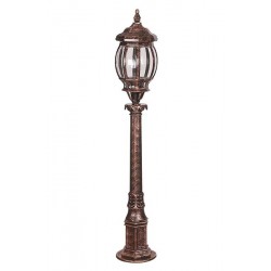 Modi Bahçe Aydınlatma BSU-68208-BKR Kahverengi Boyalı Dış Mekan Aydınlatma E27 ABS Polikarbon Cam 18cm